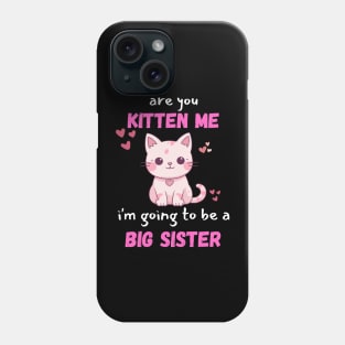 funny pregnancy announcementt  Promoted To Big Sister 2024 Phone Case