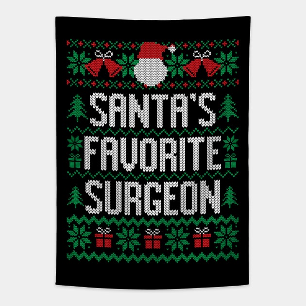Santa's Favorite Surgeon Tapestry by Saulene
