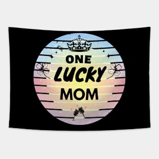 One Lucky Mom Tapestry