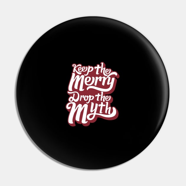 Drop the Myth Pin by hereticwear