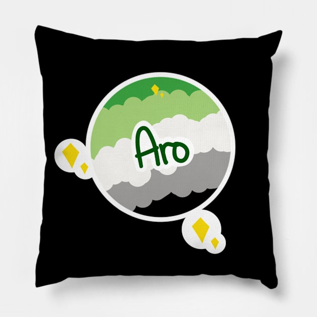 Pride Planet - Aromantic Pillow by hikav