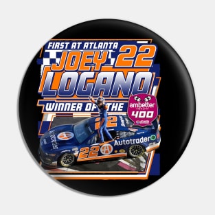 Joey Logano Checkered Flag Pin