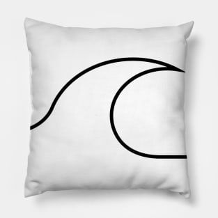 minimal wave design Pillow