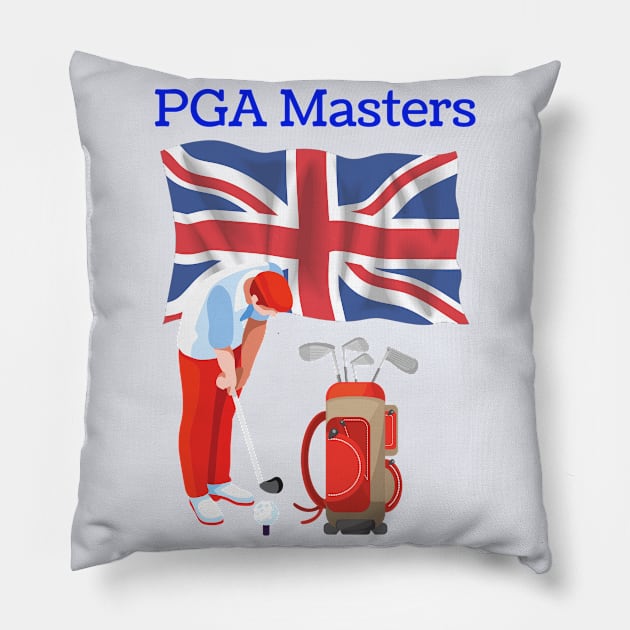 PGA MASTERS in honour of this years masters Pillow by Love My..