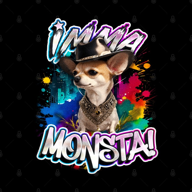 Imma Monsta! Mexican Dog | Blacktee | by Asarteon by Asarteon