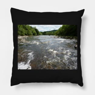 River Wharfe (View Downstream From Aysgarth Falls) Pillow