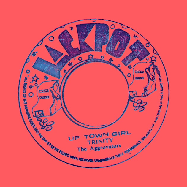 Jackpot records label by HAPPY TRIP PRESS