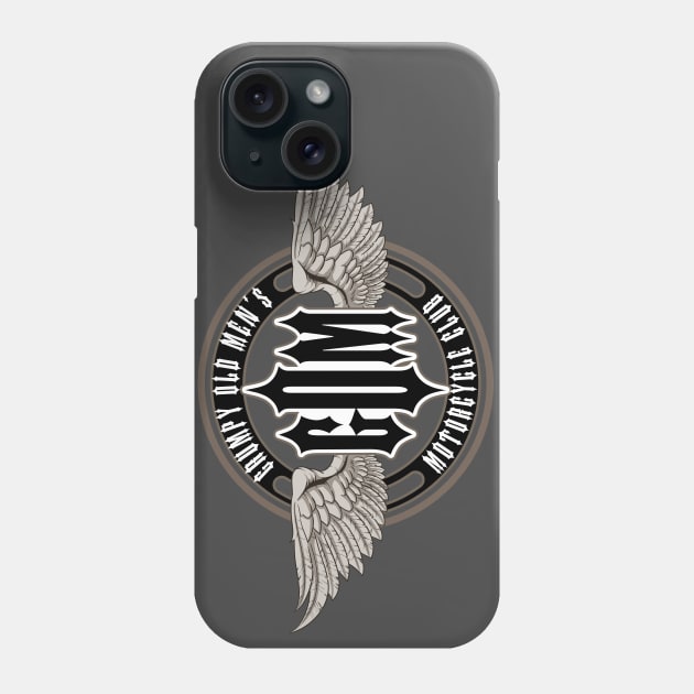 Grumpy Old Men's Motorcycle Club Phone Case by D.H. Kafton Studio