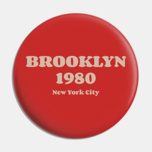 Brooklyn 1985 New York City v3 Pin