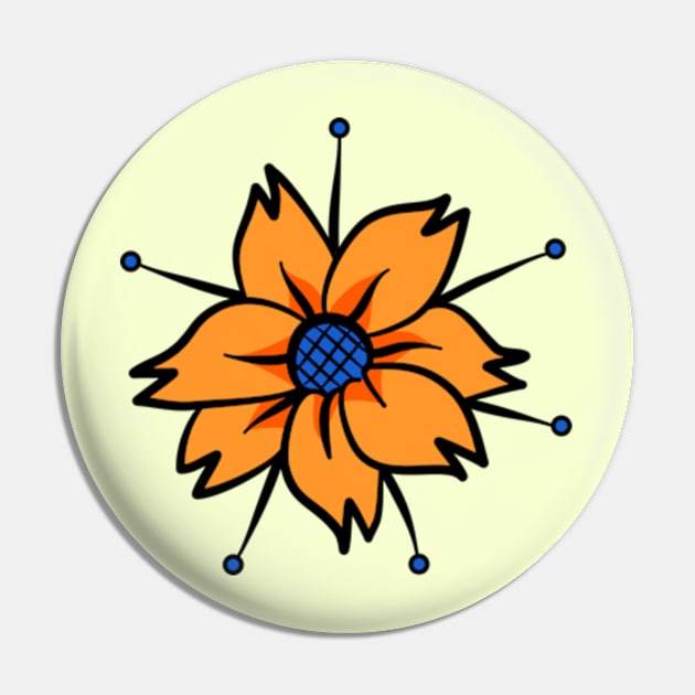 Decorative Flowers Pin by Hashop