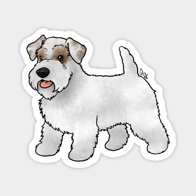 Dog - Sealyham Terrier - Clipped Tan Magnet by Jen's Dogs Custom Gifts and Designs