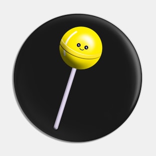 Cute Lollipop - Yellow Sticker and other products. Pin