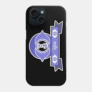 Ajna third eye reiki chakra symbol Phone Case