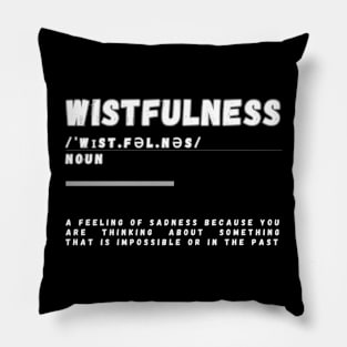 Word Wistfulness Pillow