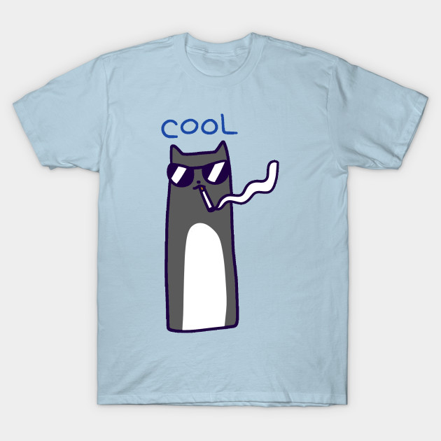 Cool Cat Cat T Shirt Teepublic