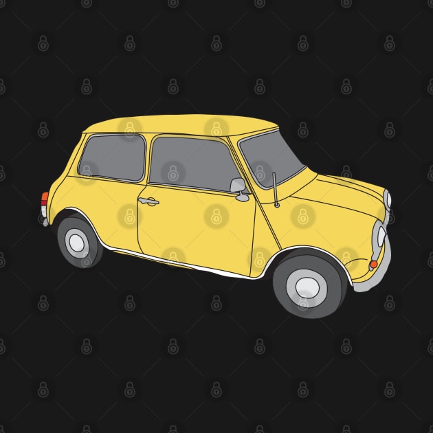 Yellow Mini - 1978 by 4amStudio