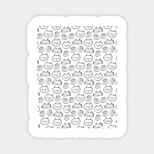 cute animals pattern Magnet