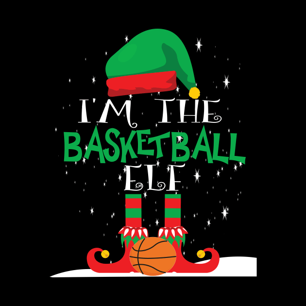 basketball elf matching family group christmas gift by DODG99