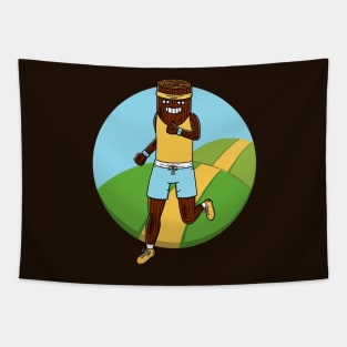 Log Jog Tapestry