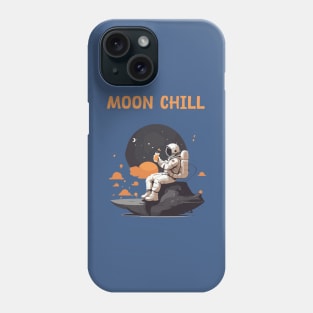 Astronaut chilling in space Phone Case
