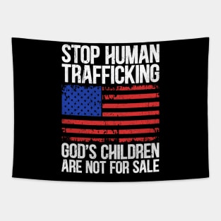 Stop Human Trafficking, God's Children Are Not For Sale Tapestry