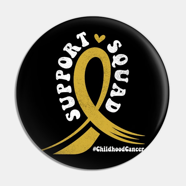 Childhood Cancer Ribbon Pin by TShirtHook