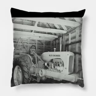 Old Farm Tractor Pillow