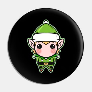 Xmas Christmas Tree Ball Globe Kawaii Elf Christmas Pin