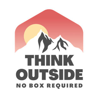 Funny Think Outside No Box Required T-Shirt