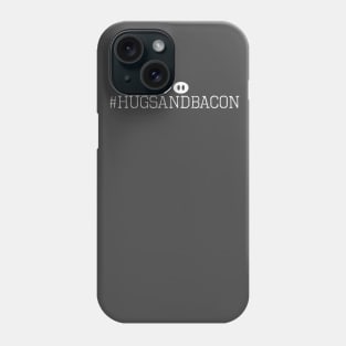 #hugsandbacon - Pig Nose - dark shirts Phone Case