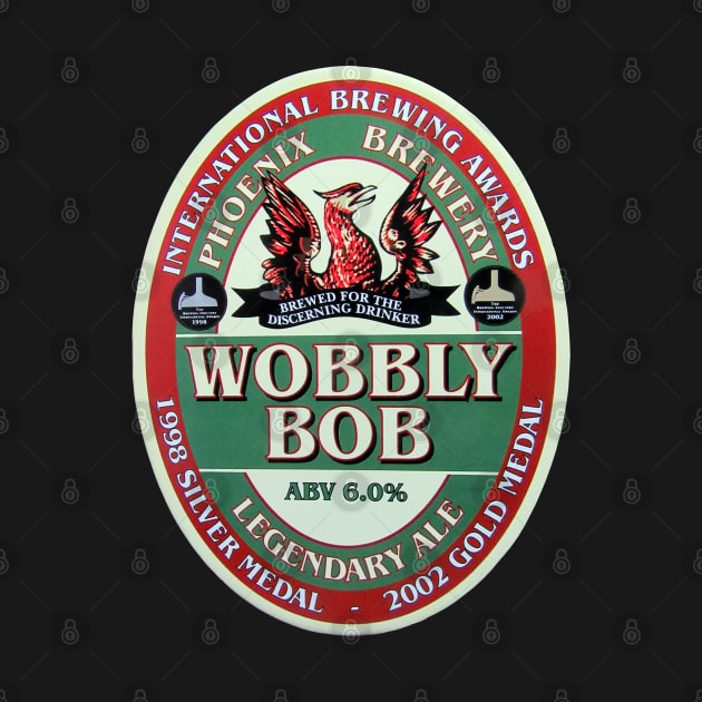 Wobbly Bob Legendary Ale pump clip by soitwouldseem