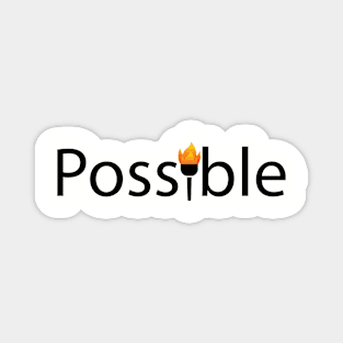 Possible artistic typography design Magnet