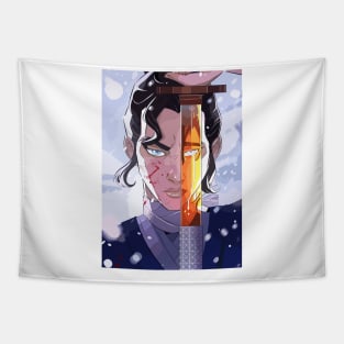 Blue Eye Samurai Tapestry