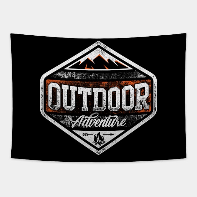 Outdoor Adventure Tapestry by Teefold