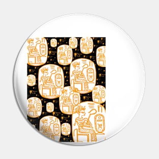 Egyptian Pattern Pin