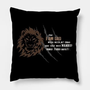 Don't Mess With Dad Pillow