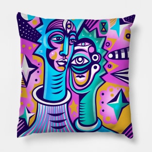 universe couple Pillow