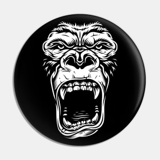 A dangerous gorilla Pin