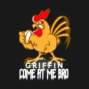 angry chicken vs griffin - come at me bro T-Shirt