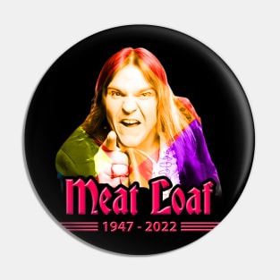 Meatloaf 1947-2022 BAT OUT OF HELL Pin