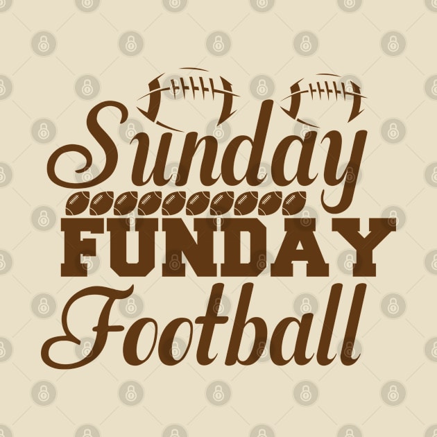 Sunday Funday Football by Little Blue Skies