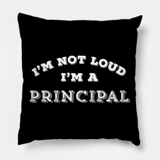 Funny Principal School Education Teaching Gift Pillow