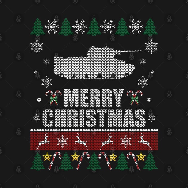 Military Tank Christmas by Sleazoid