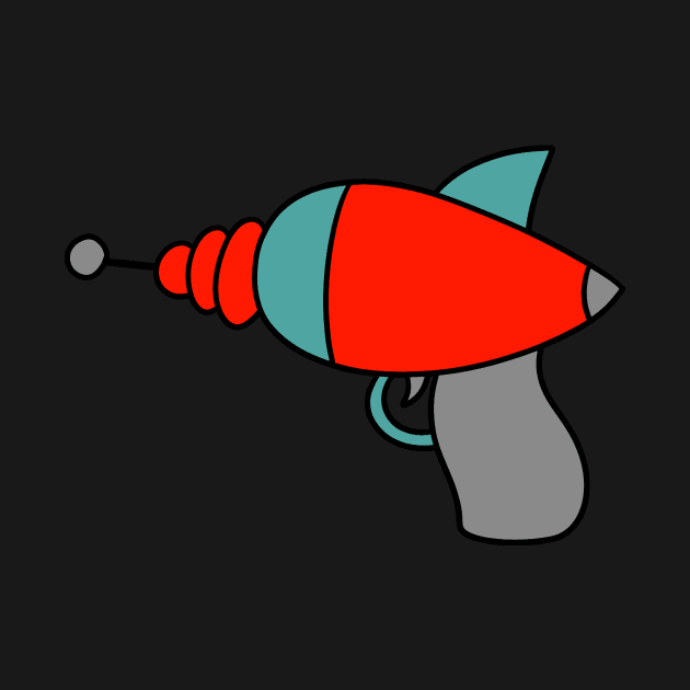 Red Alien Gun by saradaboru