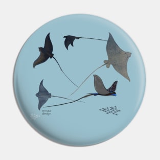 Eagle rays Pin