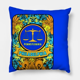 PHILADELPHIA LOGO ARTWORK Pillow