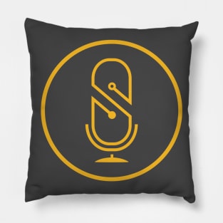 SquadCast Yellow Mic Pillow