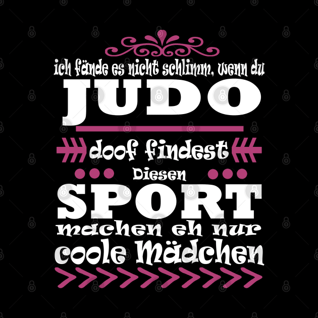 Judo Karate Taekwondo Mädchen Geschenk by FindYourFavouriteDesign