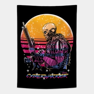 CYBER WARRIOR Tapestry