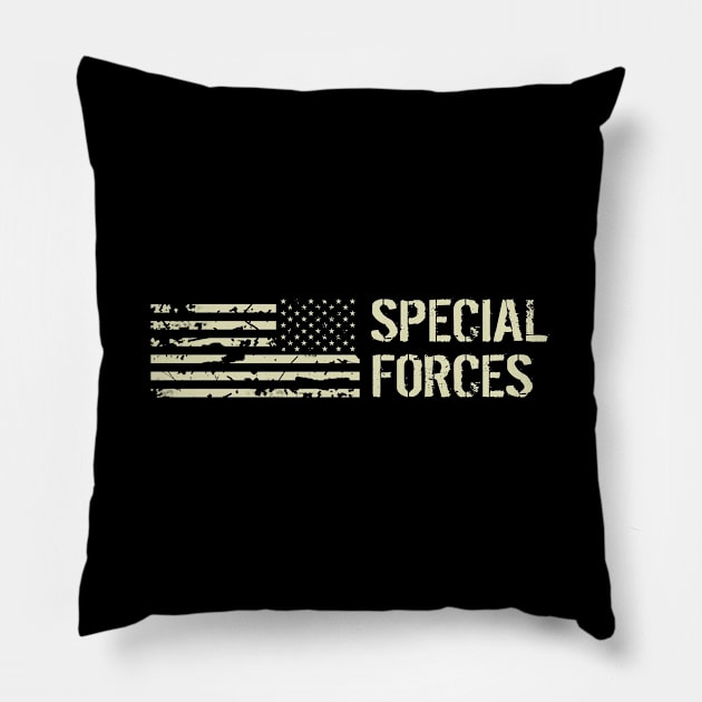 Special Forces Pillow by Jared S Davies